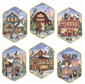 Christmas Village Ornaments - Click Image to Close