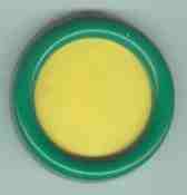 Tiny Plastic Green Round Frame - Click Image to Close