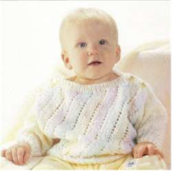 Slash Neck Sweater for Baby