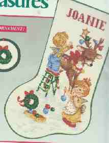 Deerest Angels Christmas Stocking