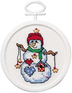 Starry Snowman - Click Image to Close