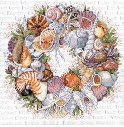 Seashell Wreath - Click Image to Close