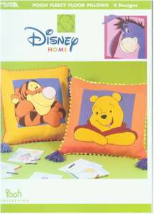 Pooh Fleecy Floor Pillows - Click Image to Close