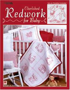 Cherished Redwork for Baby - Click Image to Close