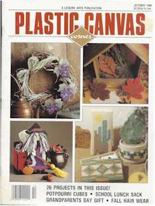 Plastic Canvas Corner Volume 1, Number 5, Oct 1990 - Click Image to Close