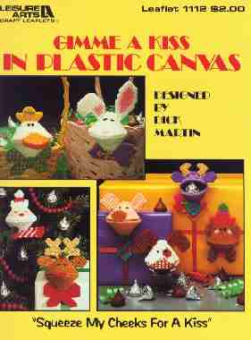 Gimme a Kiss in plastic canvas - Click Image to Close