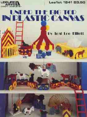 Under The Big Top In Plastic Canvas - Click Image to Close