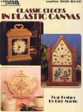 Classic Clocks in Plastic Canvas - Click Image to Close