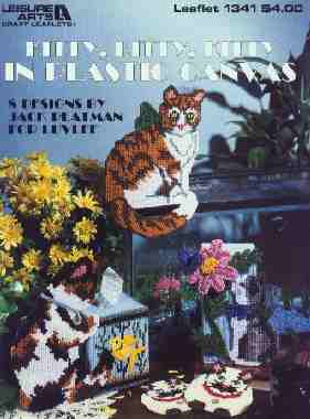 Kitty, Kitty, Kitty in Plastic Canvas - Click Image to Close