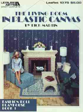 The Living Room in Plastic Canvas - Click Image to Close