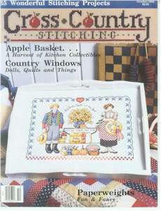 1992 October Issue Cross Country Stitching - Click Image to Close