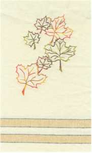 Maple Leaf kitchen Towel - Click Image to Close