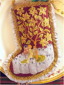 Medieval Angel Stocking 1 - Click Image to Close