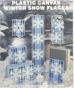 Plastic Canvas Winter Snow Flakes - Click Image to Close