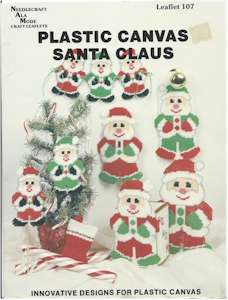Plastic Canvas Santa Claus - Click Image to Close