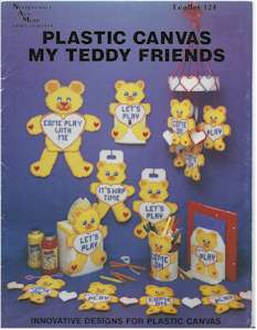 Plastic Canvas My Teddy Friends - Click Image to Close