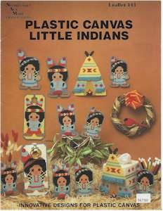 Plastic Canvas Little Indians - Click Image to Close