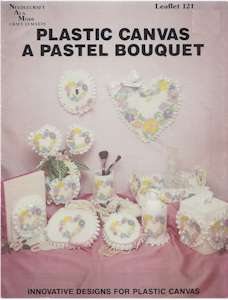 Plastic Canvas A Pastel Bouquet - Click Image to Close