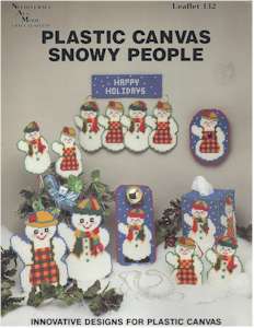 Plastic Canvas Snowy People - Click Image to Close