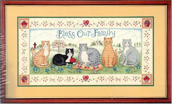 Needle Treasures Bless Our Family - Click Image to Close