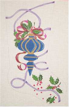 Ornaments Handpainted Stocking (image for) Ornaments Handpainted Stocking