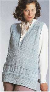 Lace and Damask Vest