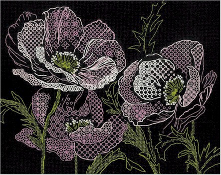 Lace Poppies - Click Image to Close