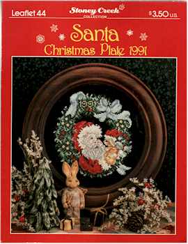 Santa Christmas Plate 1991