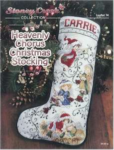 Heavenly Chorus Christmas Stocking - Click Image to Close