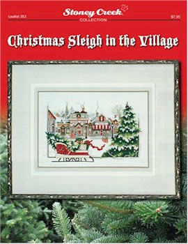 Christmas Sleigh in the village - Click Image to Close