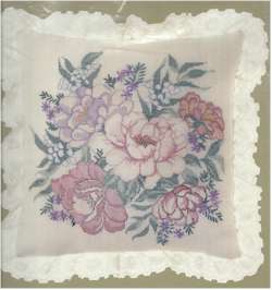 Victorian Floral Pillow