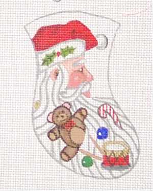 Santa and Toys Ornament - Click Image to Close