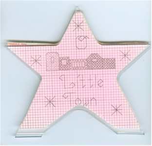 wham Acrylic Frame Christmas Star