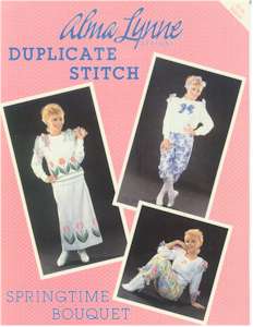 Springtime Bouquet Duplicate Stitch - Click Image to Close