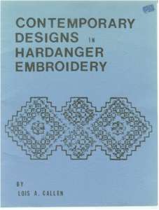 Contemporary Designs in Hardanger Embroidery - Click Image to Close
