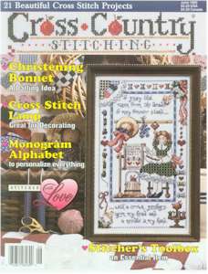 1995 June Issue Cross Country Stitching - Click Image to Close