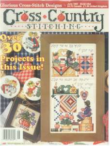 1997 June Issue Cross Country Stitching - Click Image to Close