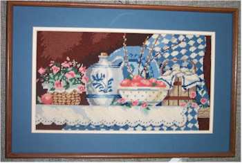 Country Shelf Needlepoint Model - Click Image to Close