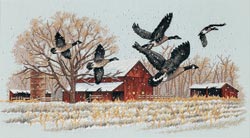 Winter Geese - Click Image to Close