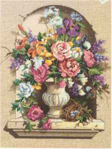 Floral Urn - Click Image to Close