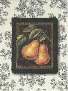 Pears on Toile - Click Image to Close