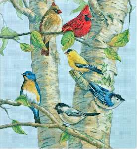 Birch Tree Birds