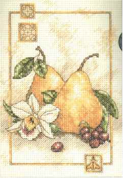 Pears with Orchid - Click Image to Close