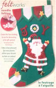 Joy Santa Stocking