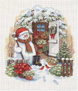 Garden Shed Snowman - Click Image to Close