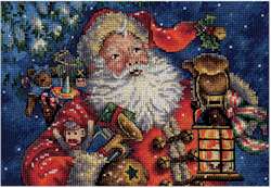 Nightime Santa - Click Image to Close