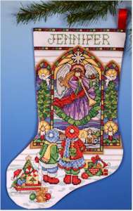 Stained Glass Window Stocking - Click Image to Close