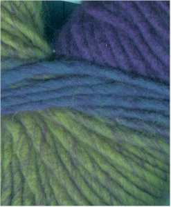 NY Yarns Gypsy - Green Purple #1 - Click Image to Close