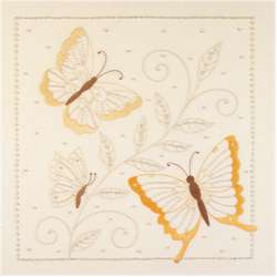 Butterflies Candlewicking Embroidery - Click Image to Close