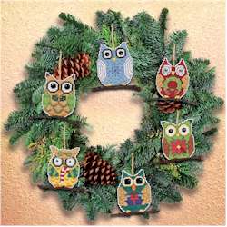 Owl Ornaments - Click Image to Close